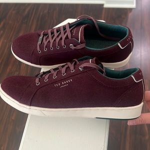 New Ted Baker London Men’s Minem Shoe Red and green interior